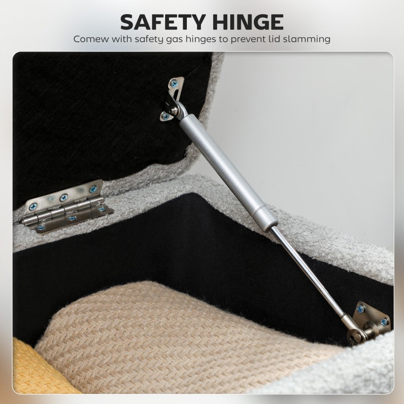 Säilytysrahi puujaloin, samettimainen verhoilu, 95 x 38 x 45 cm, 120 kg, harmaa