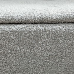 Säilytysrahi puujaloin, samettimainen verhoilu, 95 x 38 x 45 cm, 120 kg, harmaa