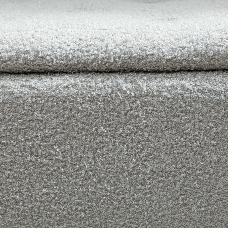 Säilytysrahi puujaloin, samettimainen verhoilu, 95 x 38 x 45 cm, 120 kg, harmaa