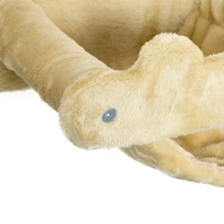 Seinään kiinnitettävä kissatasosetti, 5 osaa, 2 raapimapylvästä, 2 tasoa ja riippumatto, beige