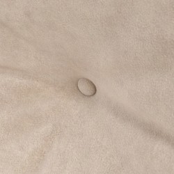 2 hengen samettinen vuodesohva, säädettävä selkänoja, teräsrunko, luonnon/ beige / musta