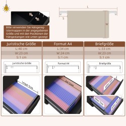 Lukittava rullalaatikosto toimistoon, terästä, 2 laatikkoa, 37 x 43,5 x 67,5 cm, musta