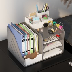 Lukittava rullalaatikosto toimistoon, terästä, 2 laatikkoa, 37 x 43,5 x 67,5 cm, musta