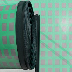 Kasvihuoneen suojapeite PE 140 x 213 x 190 cm vihreä sopii kasvihuoneeseen 845-411V02