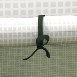 Kasvihuoneen suojapeite kasvitunneliin PE-muovia 140 x 143 x 190 cm valkoinen