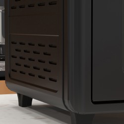 Minibackofen kiertoilma-airfryer uuni 30 l, 7 ohjelmaa, 90–230 °C, musta