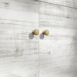 Viljelylaatikko kaapilla ja pyörillä, kuusipuu, 110x50x95 cm, 131 l, valkoinen käytetty look