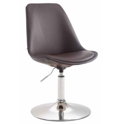 Maverick säädettävä pyörivä ruokapöydän tuoli keinonahalla