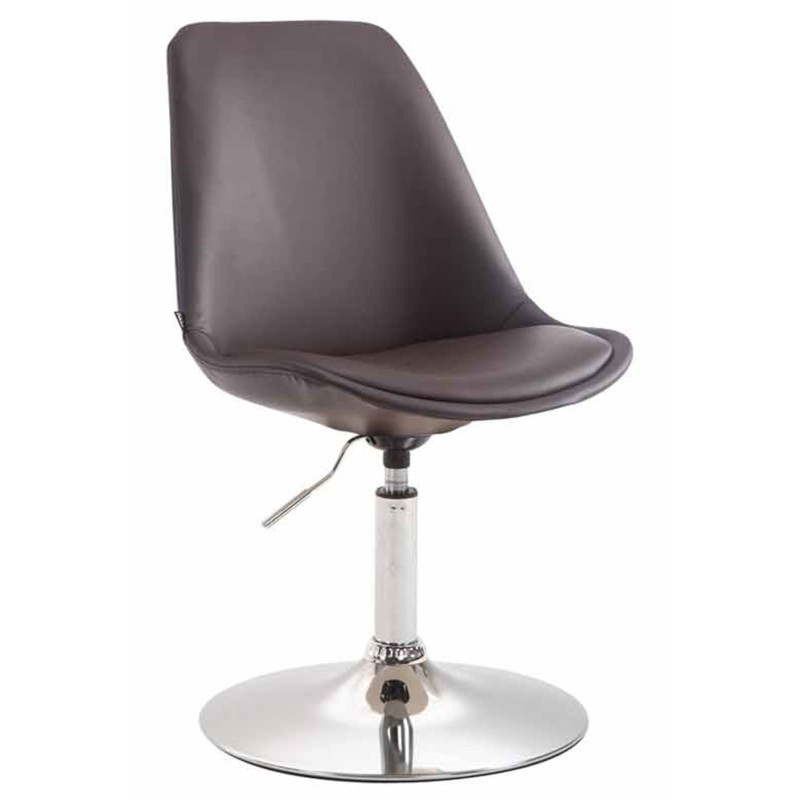 Maverick säädettävä pyörivä ruokapöydän tuoli keinonahalla