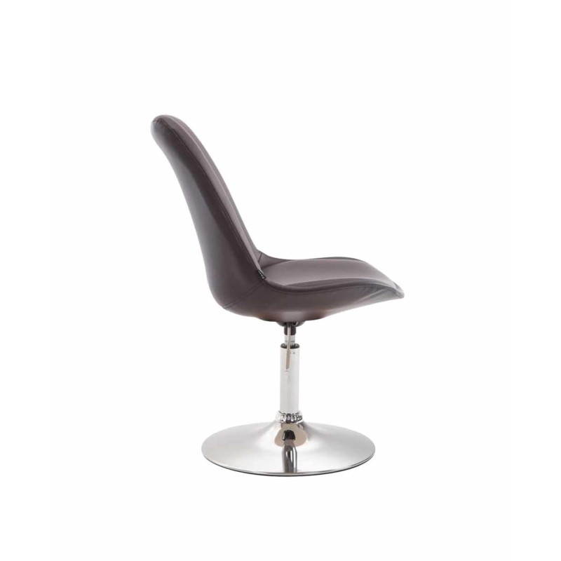 Maverick säädettävä pyörivä ruokapöydän tuoli keinonahalla