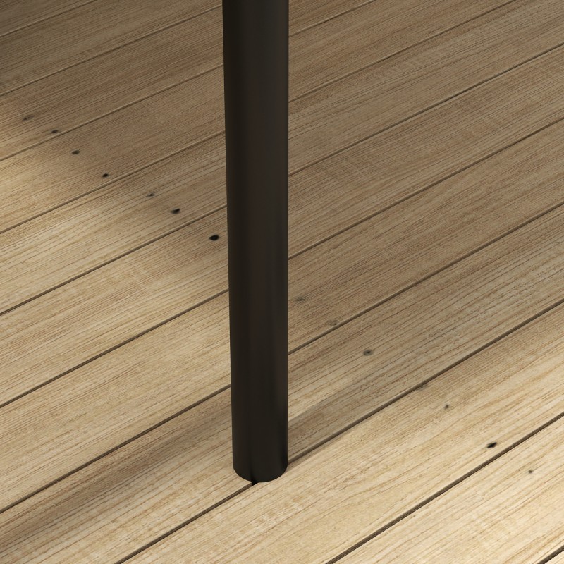 Paviljongin vaihtokatos 4 x 3 m, polyesteri, 397 x 297 cm, vaaleanharmaa