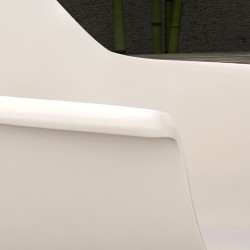 Ulkotuolit terassille 4 kpl, teräs ja muovi, 59 x 55 x 84 cm, harmaa