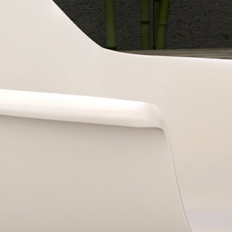 Ulkotuolit terassille 4 kpl, teräs ja muovi, 59 x 55 x 84 cm, harmaa