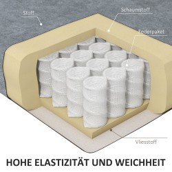 L-muotoinen kulmasohva chaiselongue-osalla, kangas, 186 x 130 cm, tummanharmaa