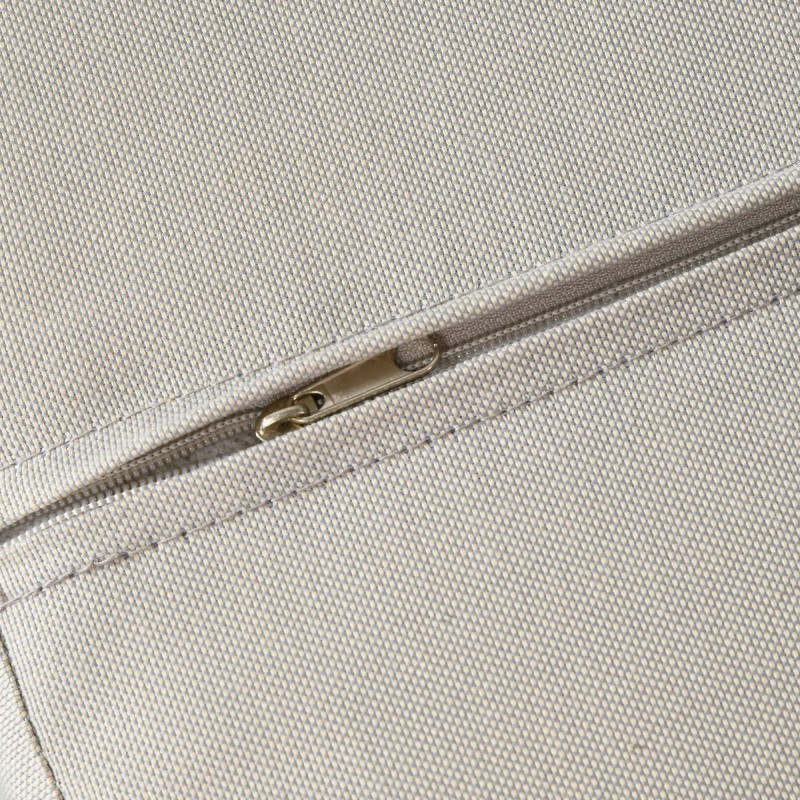 Polyrottinki puutarhatuoli ja rahi, säädettävä selkänoja, pehmusteet, vaalea ruskea/harmaa/musta