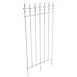 Käsintehty elisa säleikkösetti puutarhaan, 2 kpl raudasta