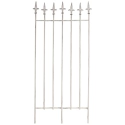 Käsintehty elisa säleikkösetti puutarhaan, 2 kpl raudasta