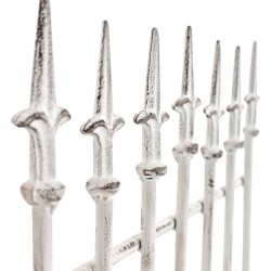 Käsintehty elisa säleikkösetti puutarhaan, 2 kpl raudasta