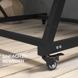 Kasviteline 5-tasoinen teräsrunko muoviruukuilla 145 cm ruskea