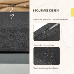 Ulkotuolit puutarhaan ja terassille 2 kpl, teräsrunko ja PE-rottinki, 57 x 58 x 87 cm, ruskea/musta/harmaa