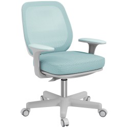 Ergonominen työtuoli toimistoon säädettävä ja keinutoiminto 55 x 48 x 82 5 94 5 cm vihreä