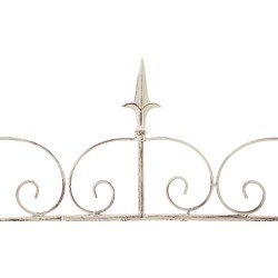 Rustiikit rautaiset puutarha-aidat mangoldi-mallissa, 4 kpl