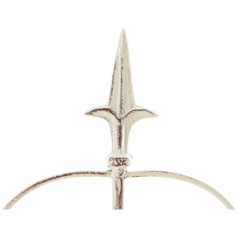 Rustiikit rautaiset puutarha-aidat mangoldi-mallissa, 4 kpl