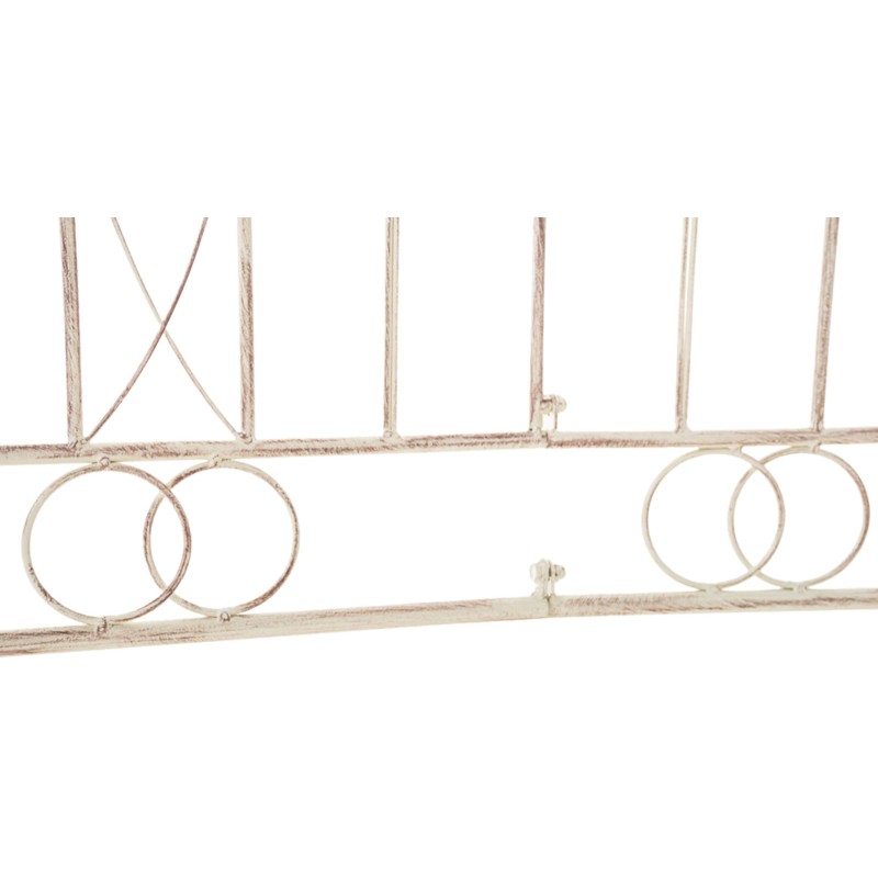 Rustiikit rautaiset puutarha-aidat mangoldi-mallissa, 4 kpl