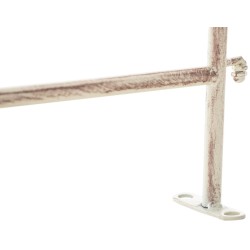 Rustiikit rautaiset puutarha-aidat mangoldi-mallissa, 4 kpl