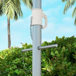 Rantavarjo Ø178 cm UV40+ kallistettava ja korkeussäädettävä, monivärinen