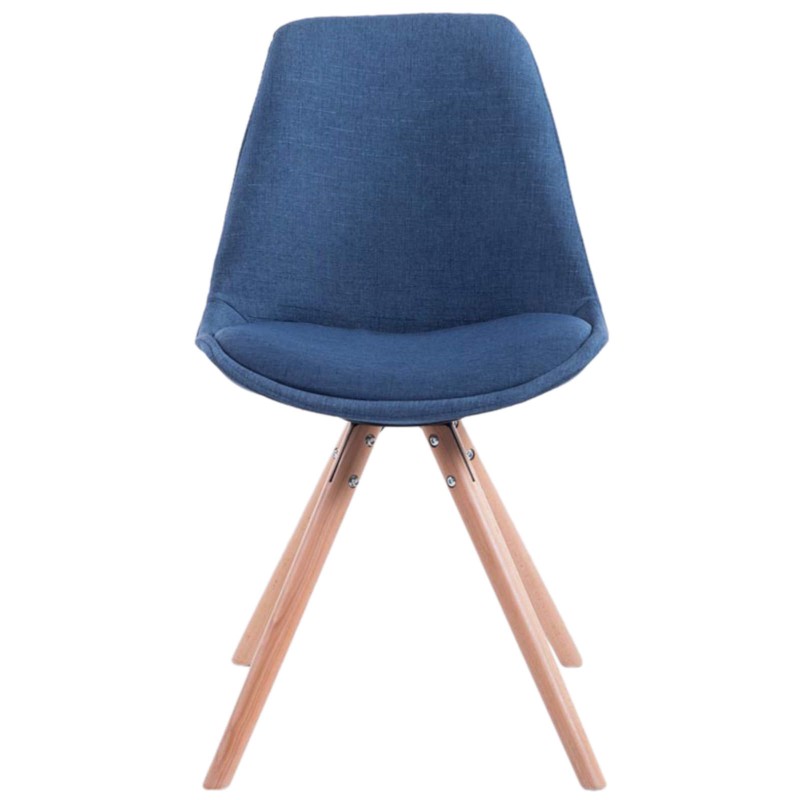 Tyylikäs toulouse-kankainen vierailutuoli pyöreällä muotoilulla 4 kpl setti