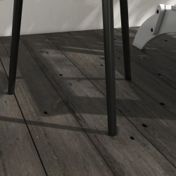 Ulkosivupöytä terästä Ø40 x 50 cm, musta pyöreä parveke- ja puutarhapöytä