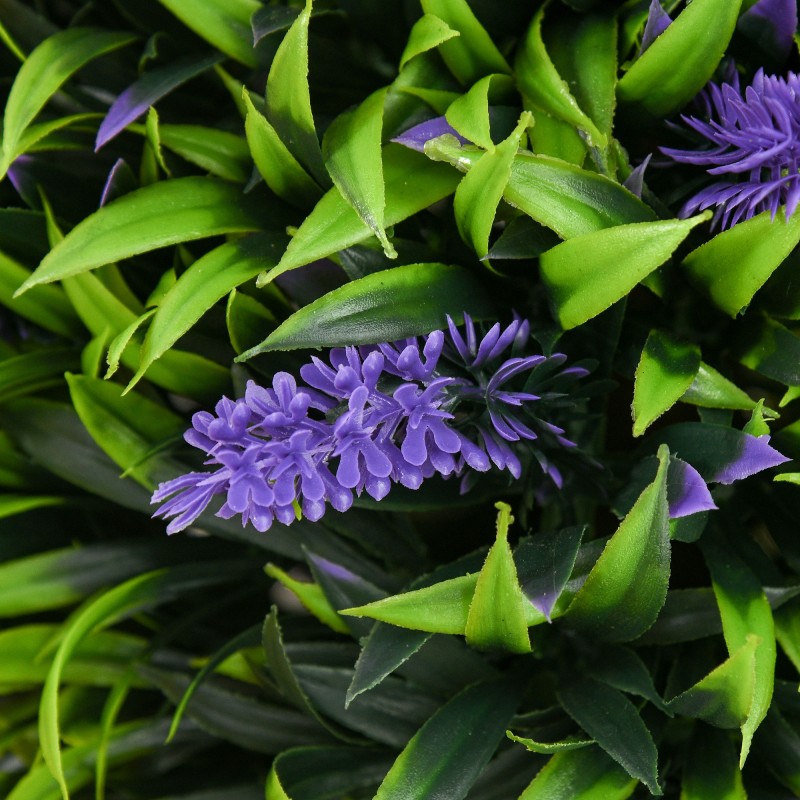 Tekokasvi ruukussa 70 cm, 2 kpl, sisä- ja ulkokäyttöön, vihreä, laventelia muistuttava