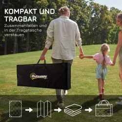 Ulkoterassimatto ulkokäyttöön polypropeeni 274 x 365 cm vihreä/kerma