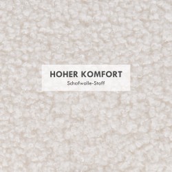 Säilytysrahi teddyfleece-kangas 56 x 56 x 42 cm käännettävä kansi valkoinen