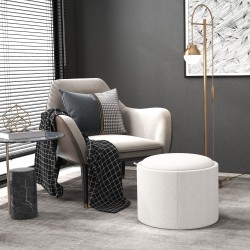 Säilytysrahi käännettävällä kannella, pellavakuosinen, 56 x 56 x 42 cm, creme/luonnonväri