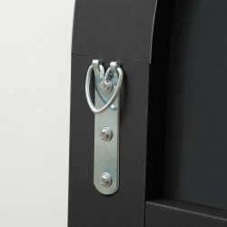 Kokovartalopeili raamiton lattia-/seinämalli 50x150 cm musta