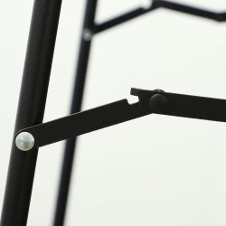 Kokovartalopeili raamiton lattia-/seinämalli 50x150 cm musta