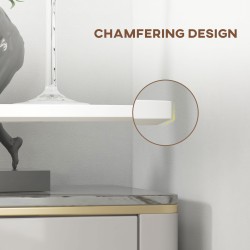 Baaripöytä kahdelle, MDF/teräs, Ø60 x 102 cm, valkoinen