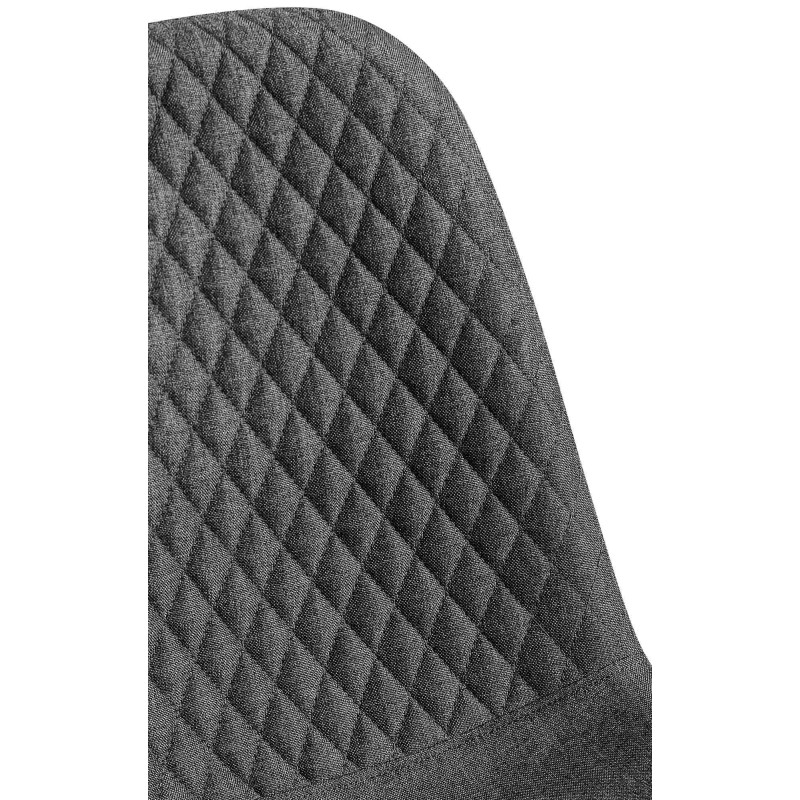 Moderni neljän tuolin setti pehmustetulla istuimella ja metallijaloilla