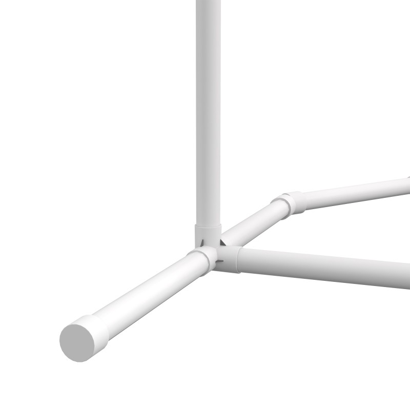 Koiran agility-setti 4 osaa, kantolaukulla, PE/ABS, 89 x 69 x 99 cm, valkoinen/musta