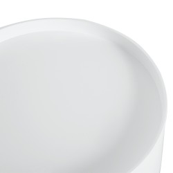 Sohvapöytä laatikolla, skandinaavinen mänty/MDF, Ø38 x 45 cm, valkoinen