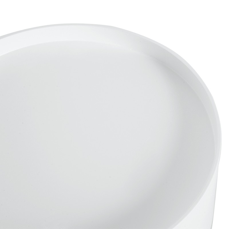 Sohvapöytä laatikolla, skandinaavinen mänty/MDF, Ø38 x 45 cm, valkoinen