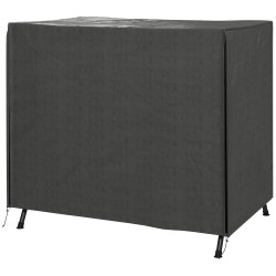 Puutarhakeinun suojapeite vedenpitävä Oxford kangas 177 x 114 x 152 cm tummanharmaa