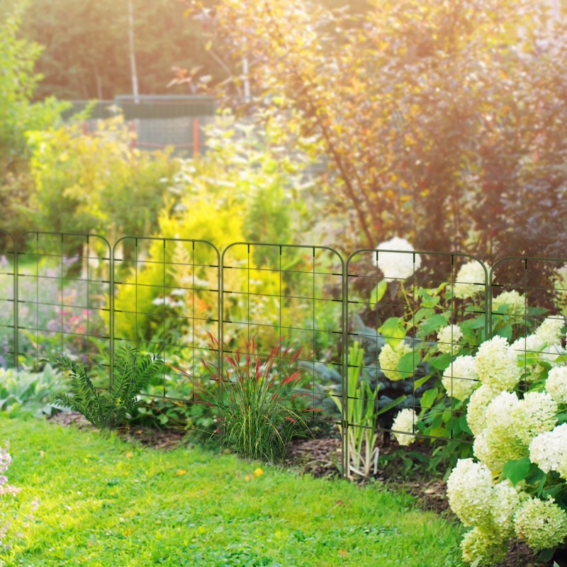 Kasvituki köynnöskasveille teräs 40 x 90 cm, 6 kpl, vihreä