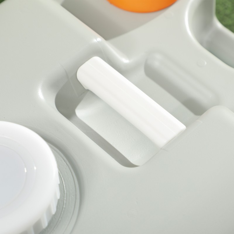 Harmaavesisäiliö matkailuautoon HDPE 22 l, pyörillä, harmaa