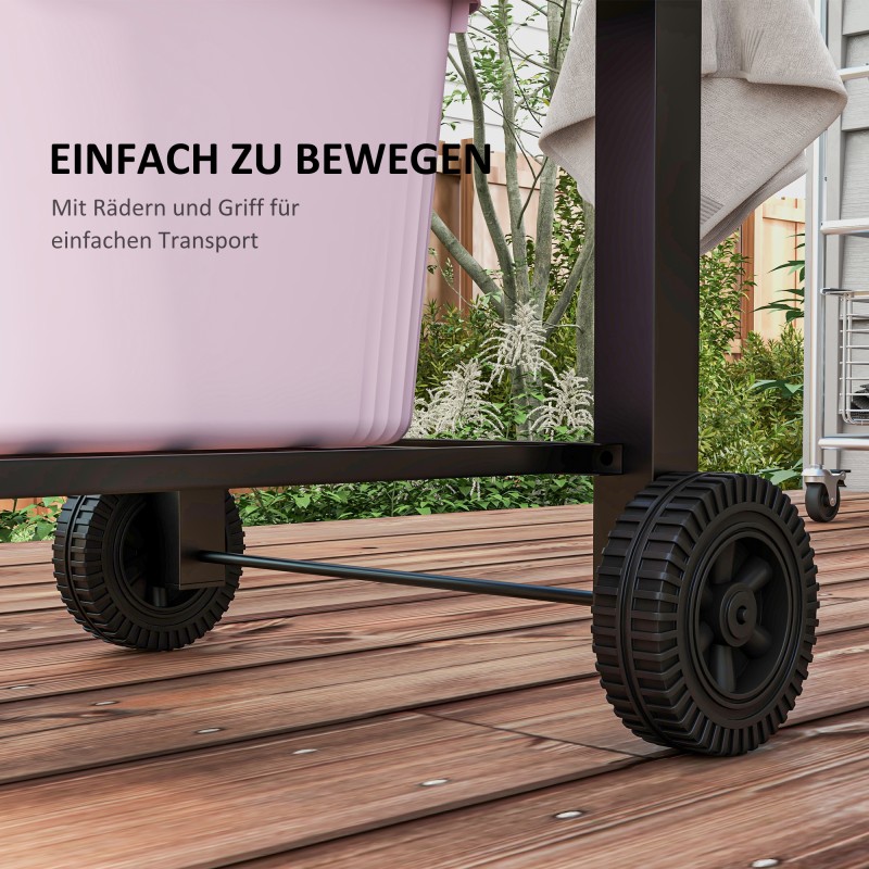 Hiiligrilli smoker BBQ-savustin, teräs, 113 x 65 x 108 cm, musta