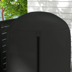 Riippukeinun suojapeite ulkokäyttöön, Oxford-polyesteri, Ø128 x 190 cm, musta