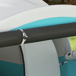 Tunneliteltta 3 hengelle, erillinen oleskelu- ja makuutila, 460 x 260 x 190 cm, sininen