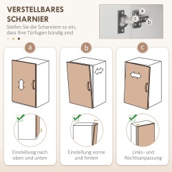 Keittiön kaappi buffet, MDF/lastulevy, 89 x 39,5 x 168 cm, 3 laatikkoa, 3 hyllyä, valkoinen